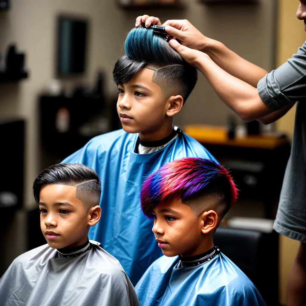 corte cabelo infantil barbeiro estiloso corte cabelo infantil barbeiro estiloso