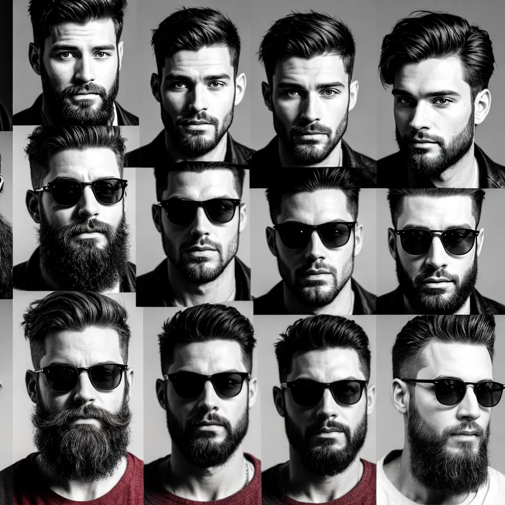 estilos barba variedade individualidade estilos barba variedade individualidade
