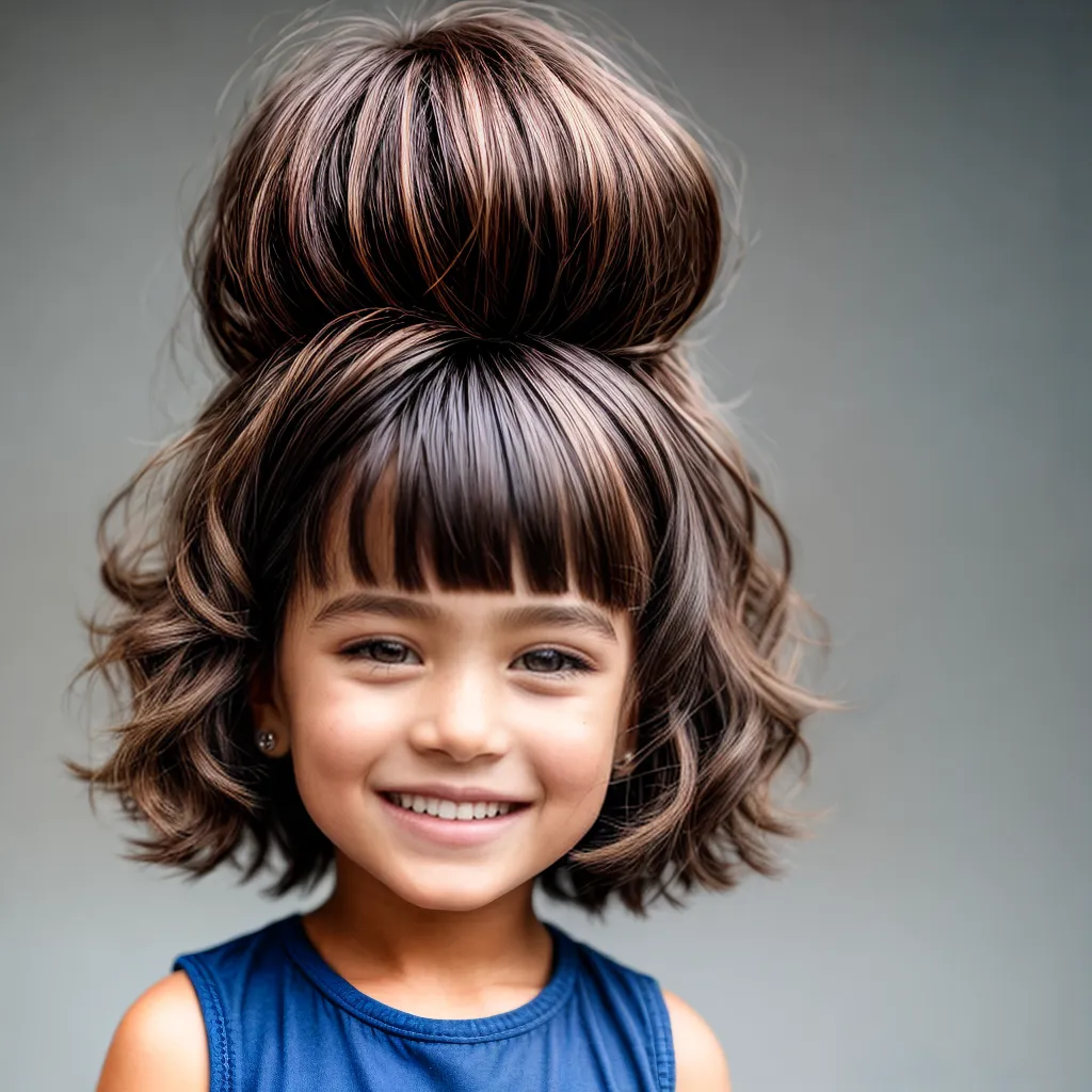 crianca feliz corte cabelo moderno