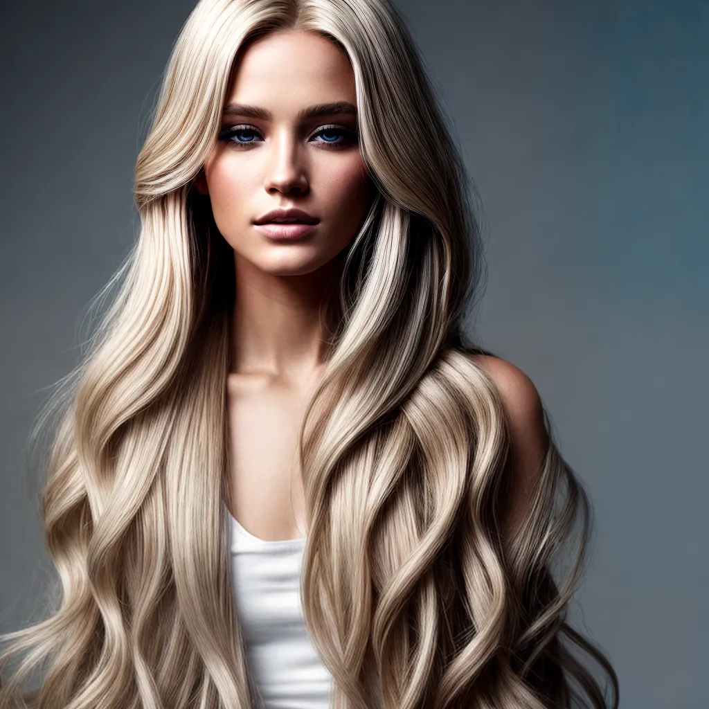 modelo cabelo loiro ondas