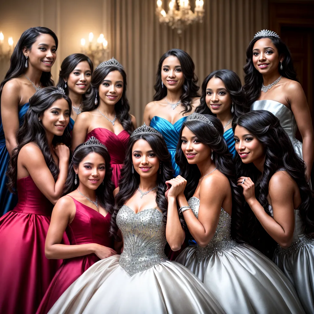 debutante loira amigas sorrisos brilho