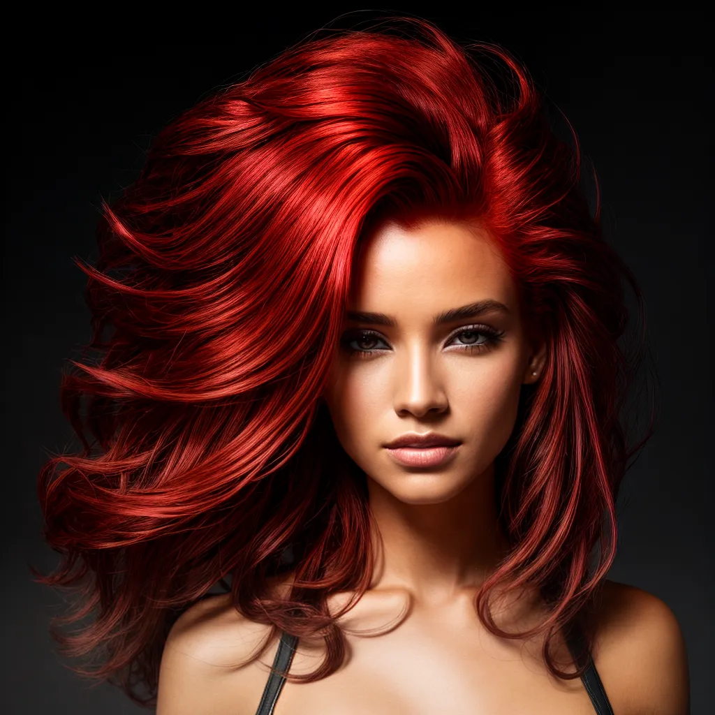 cabelo vermelho fogo close up cabelo vermelho fogo close up