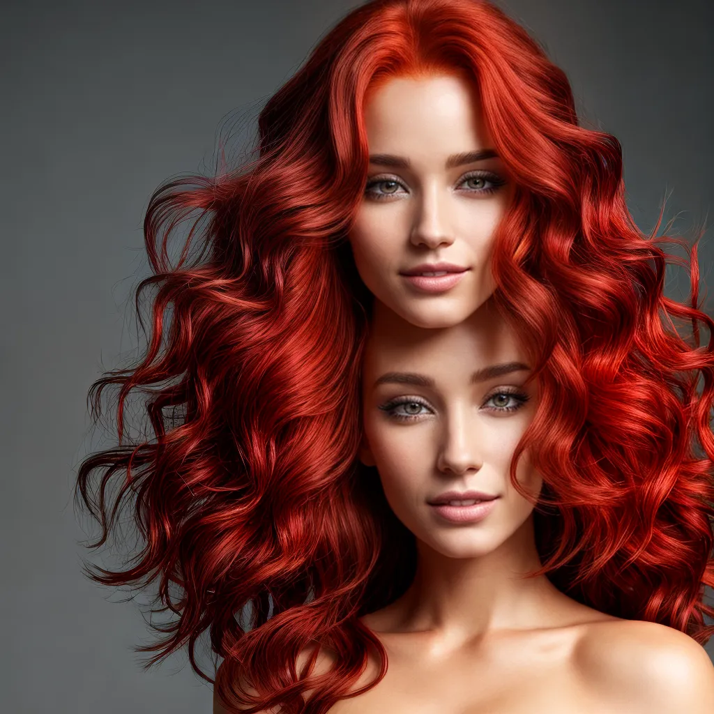 mulher cabelo vermelho intenso mulher cabelo vermelho intenso