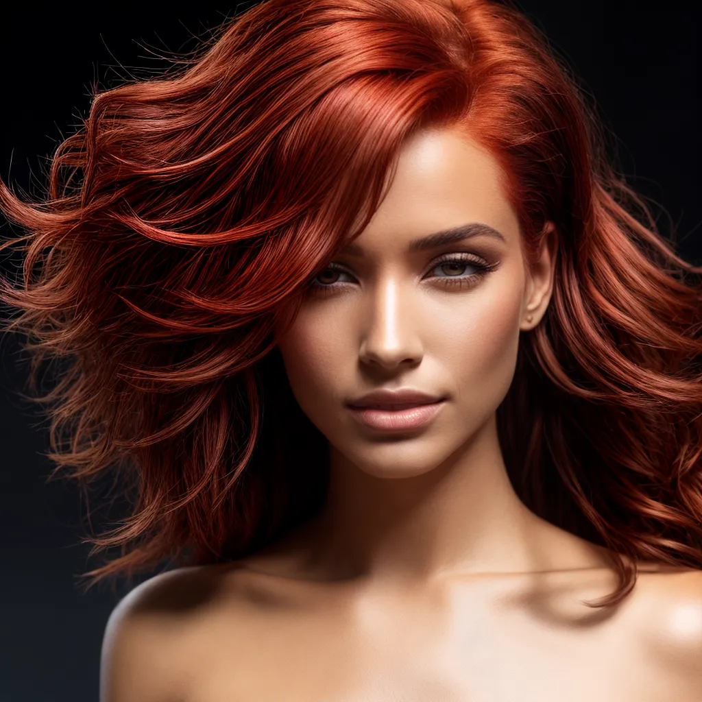 cabelo vermelho fogo feixe sol