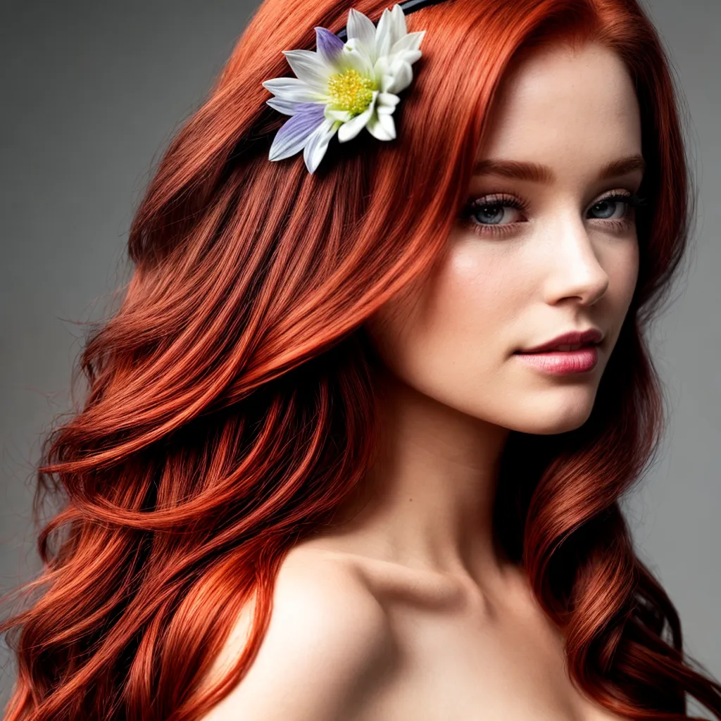 ruiva floral headband beleza natural ruiva floral headband beleza natural
