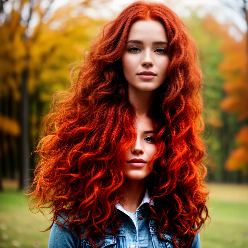 mulher cabelo ruivo vibrante 1