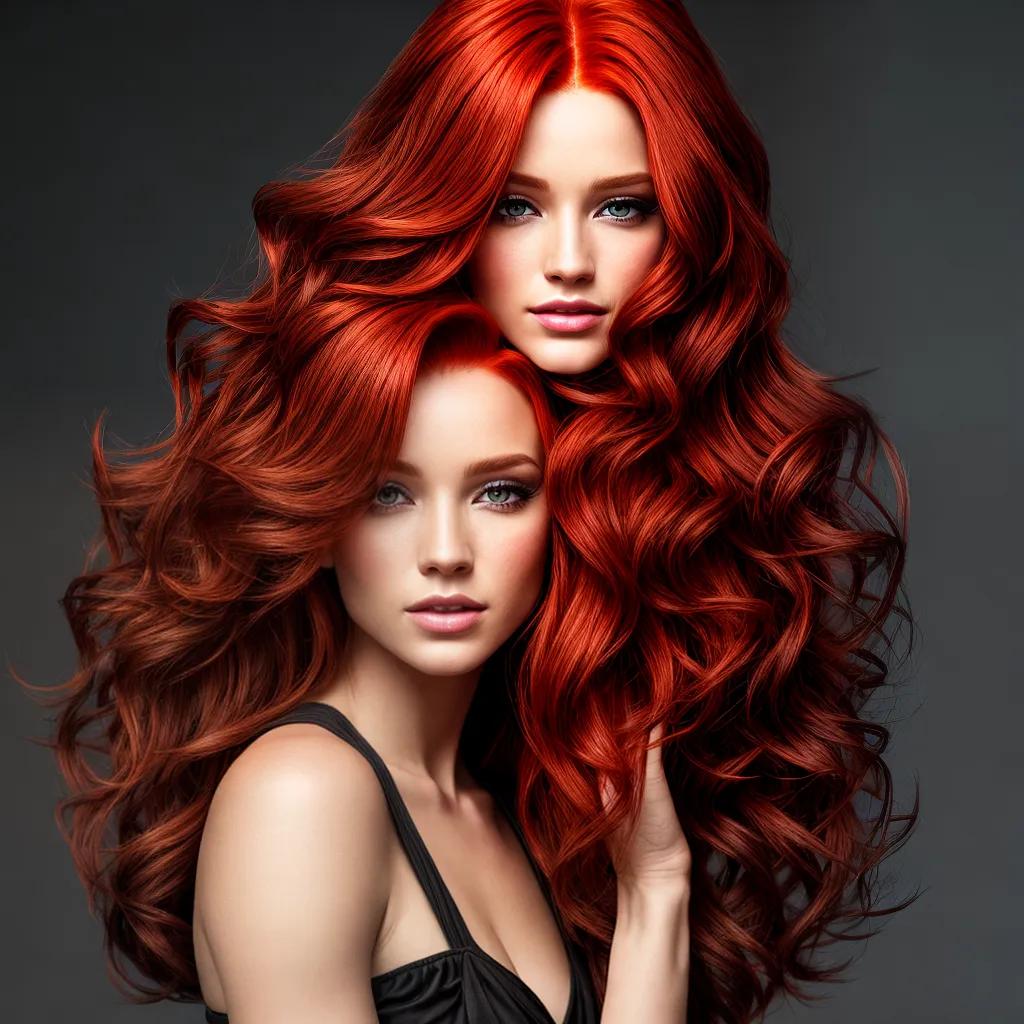 cabelo ruivo sombreamento vibrante