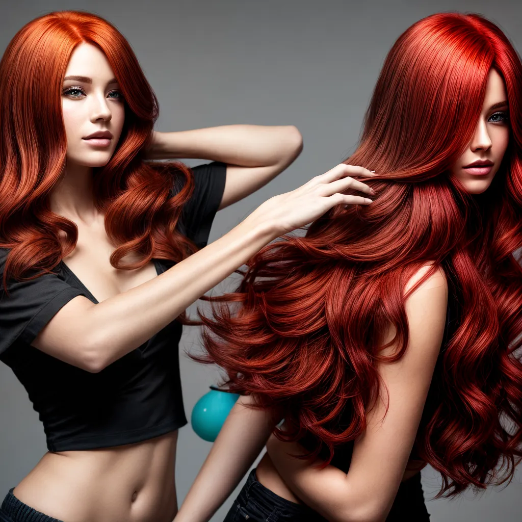 arte coloracao cabelo ruivas