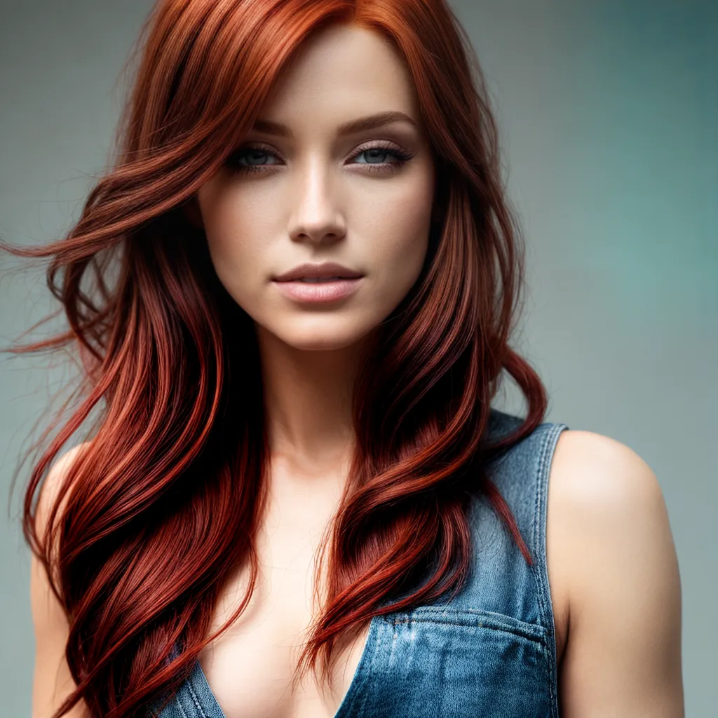 cabelo ruivo sol iluminado