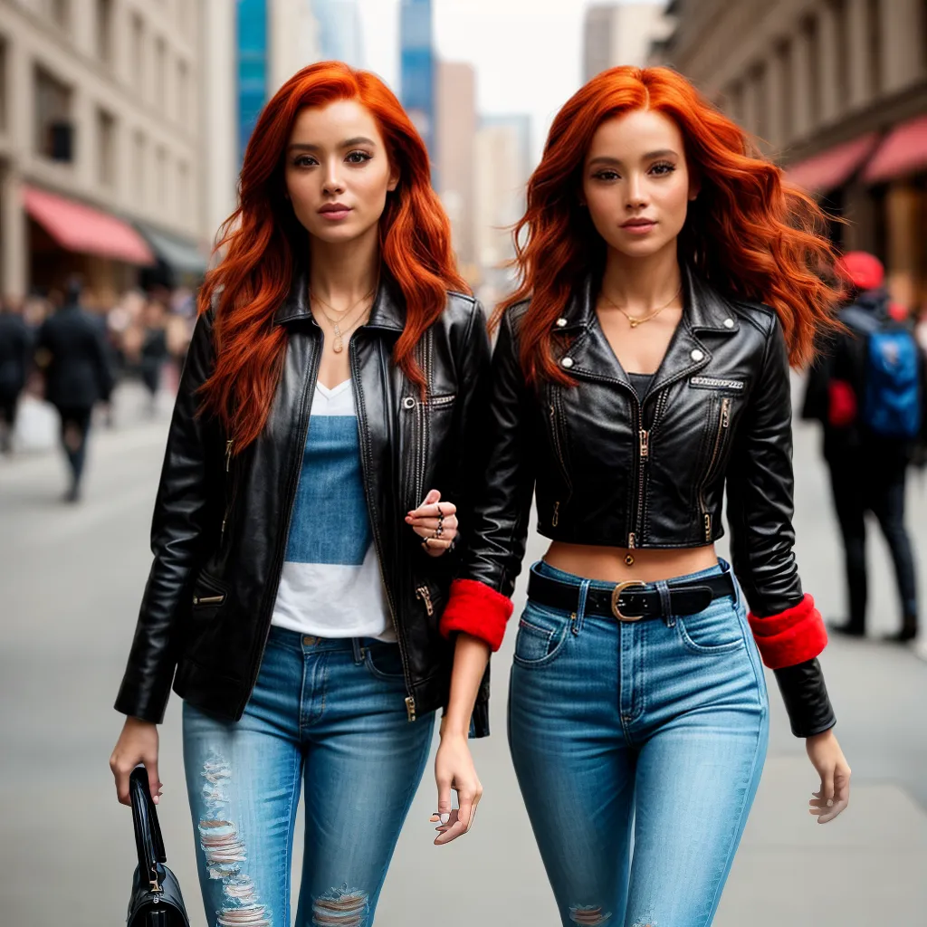 mulher rua cabelo vermelho moda mulher rua cabelo vermelho moda