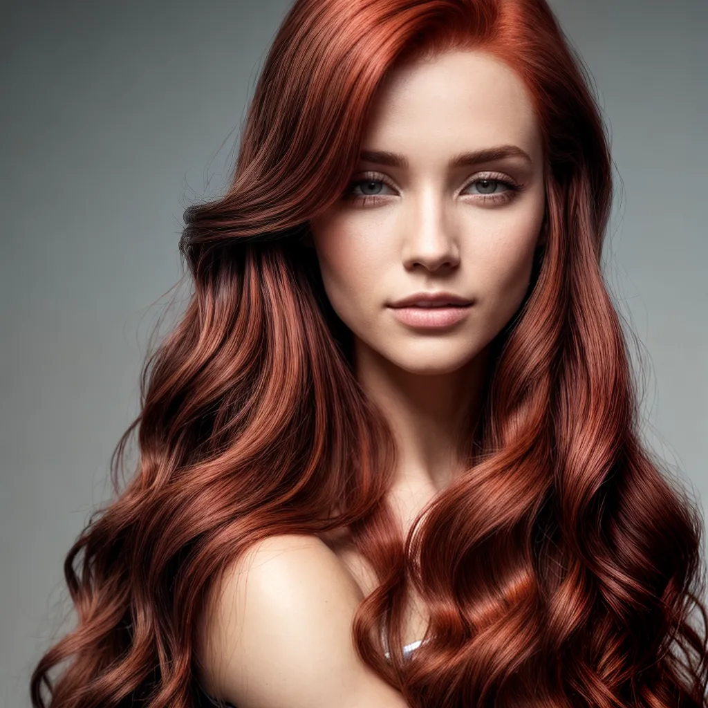 cabelo ruivo ondas destaques