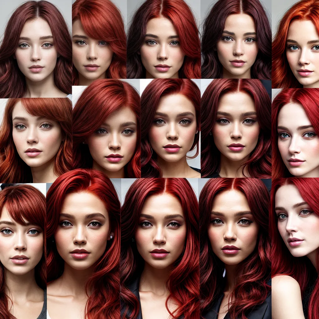 mulheres cabelo vermelho espectro mulheres cabelo vermelho espectro