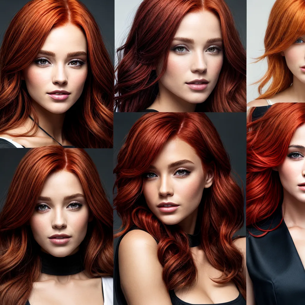 tons vermelhos cabelo guia visual tons vermelhos cabelo guia visual