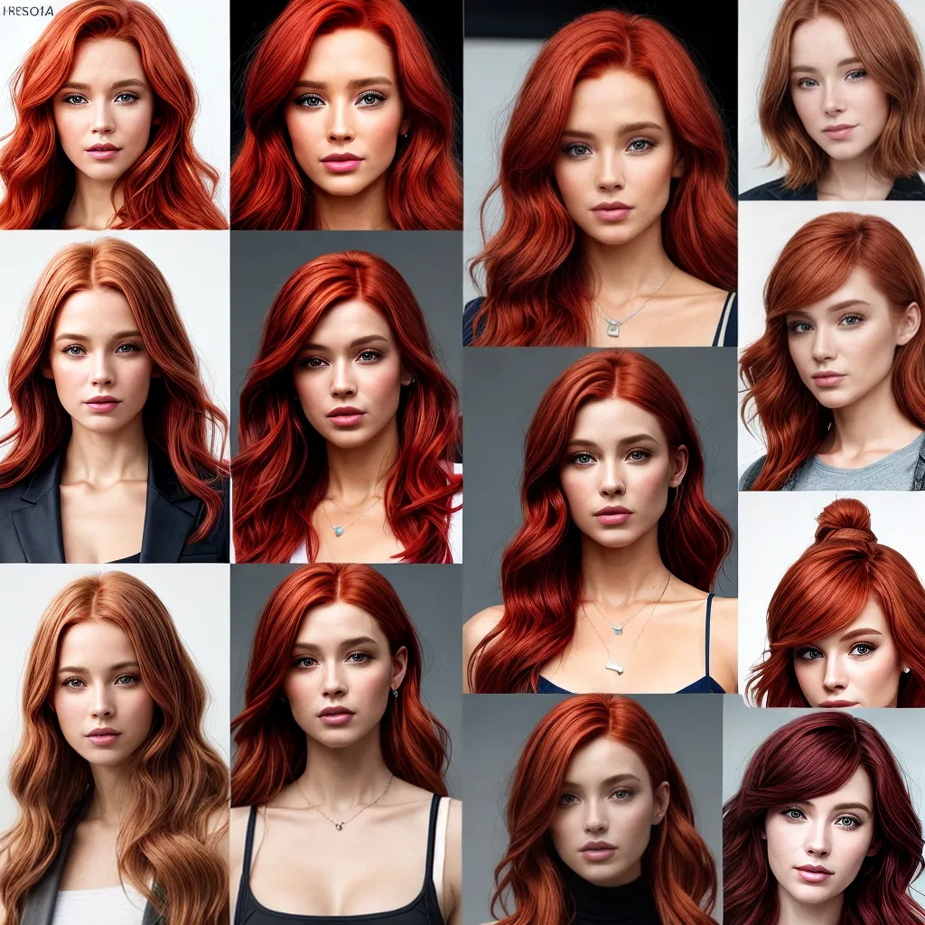 tons vermelho cabelo guia visual tons vermelho cabelo guia visual