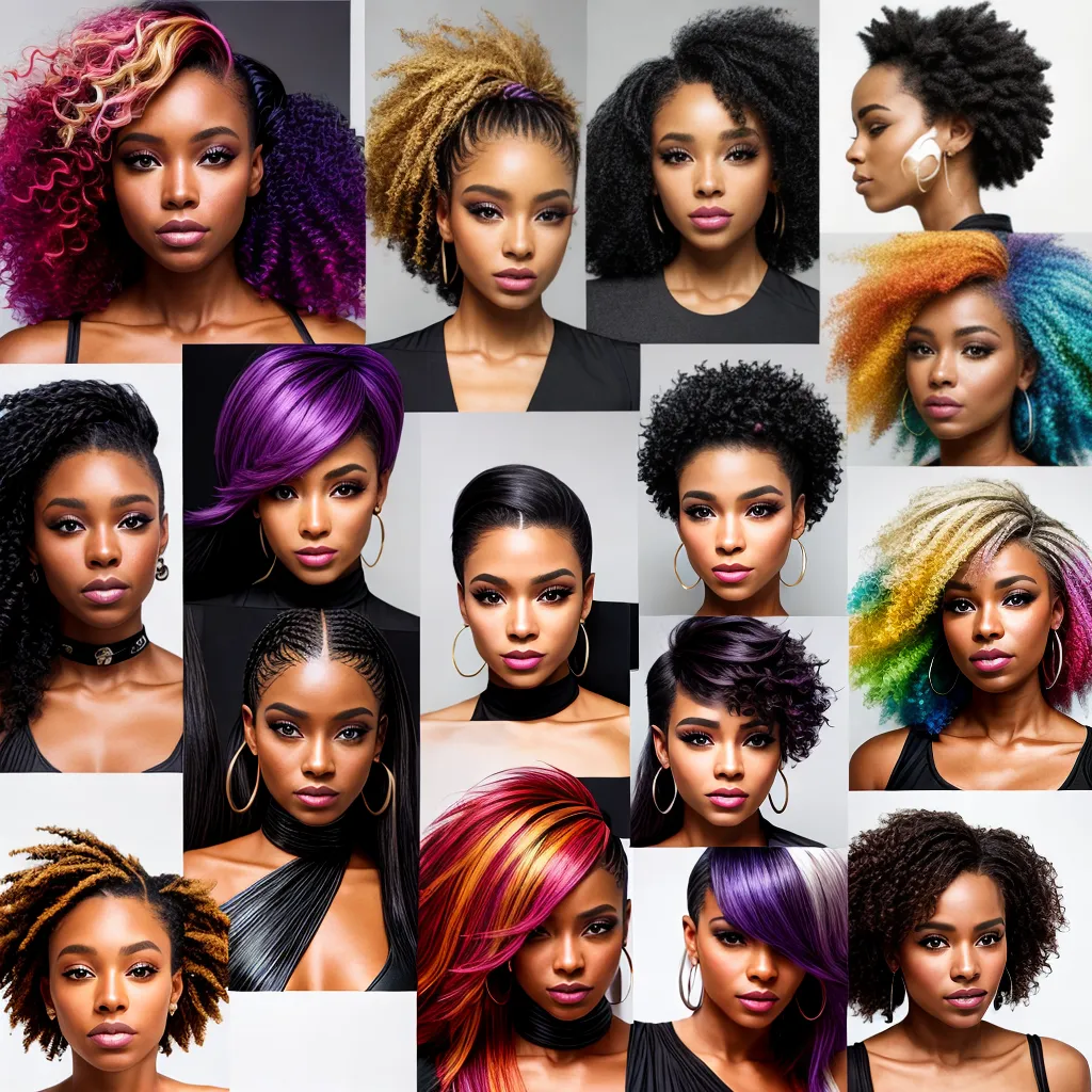cabelos diversos cores pele negra cabelos diversos cores pele negra