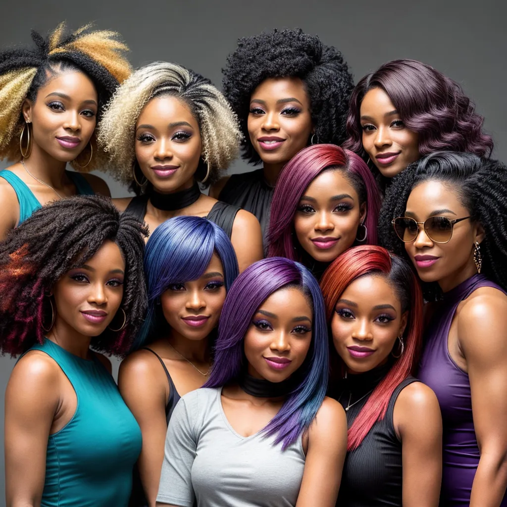 mulheres cabelos coloridos diversidade mulheres cabelos coloridos diversidade