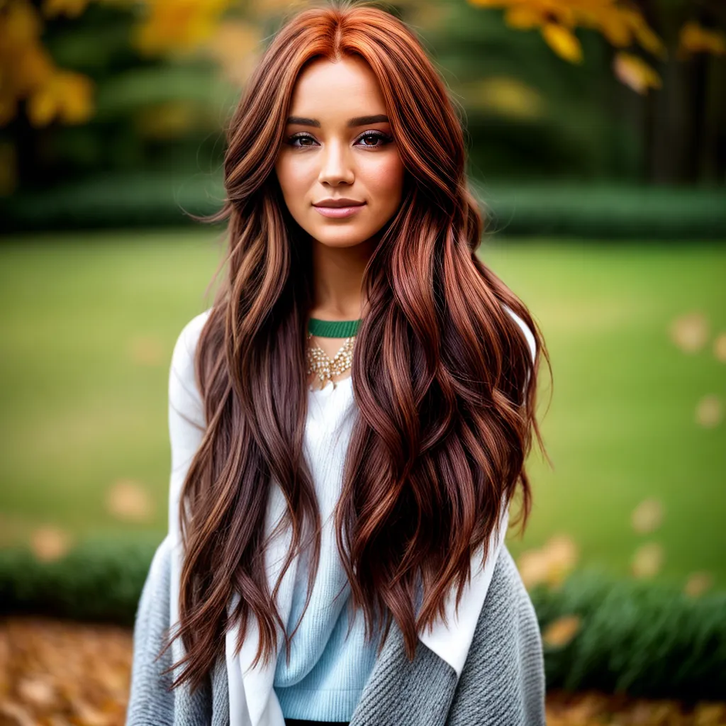 cabelo castanho outono inverno
