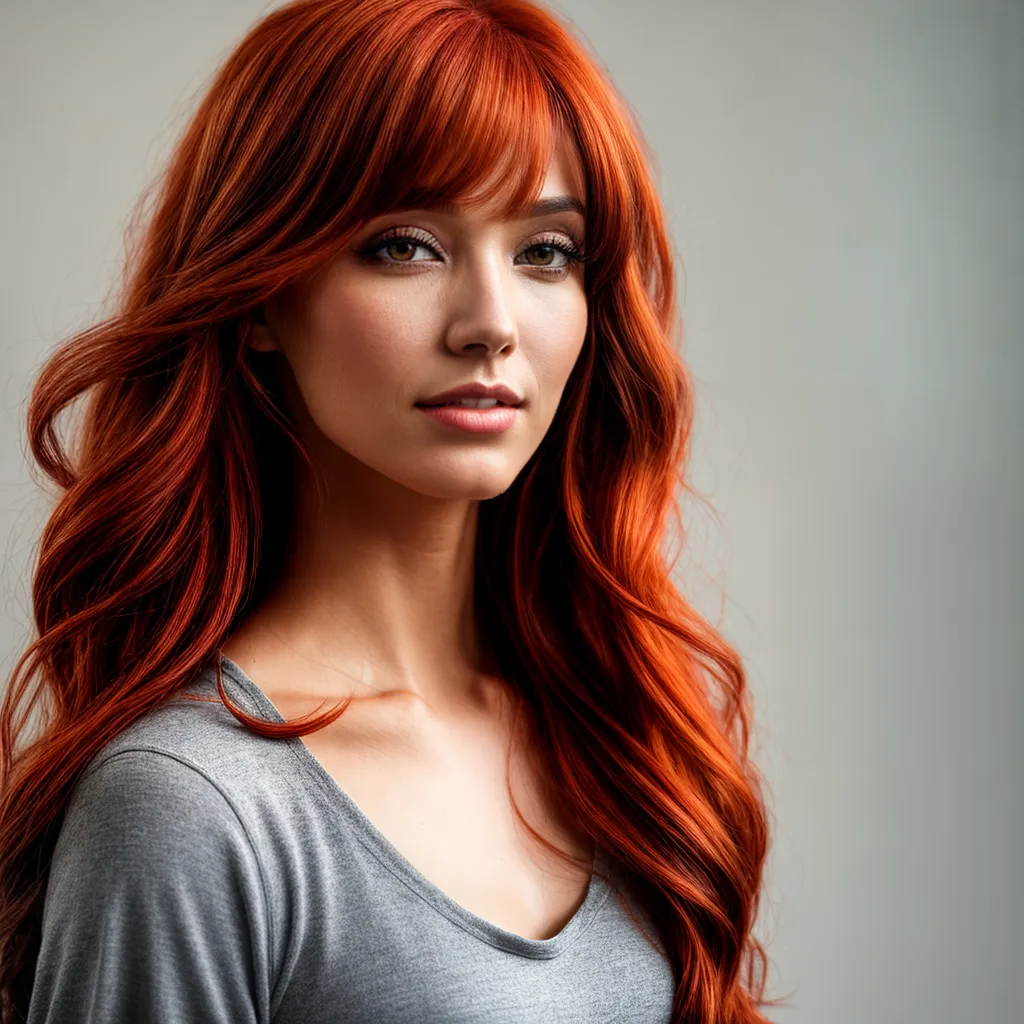 cabelo vermelho fogo outono inverno