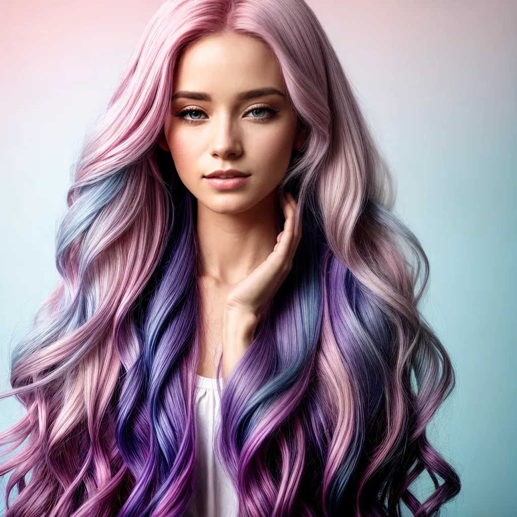 cabelo longo pastel mulher cabelo longo pastel mulher