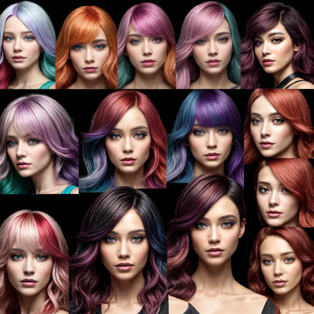 cores cabelo historia evolucao