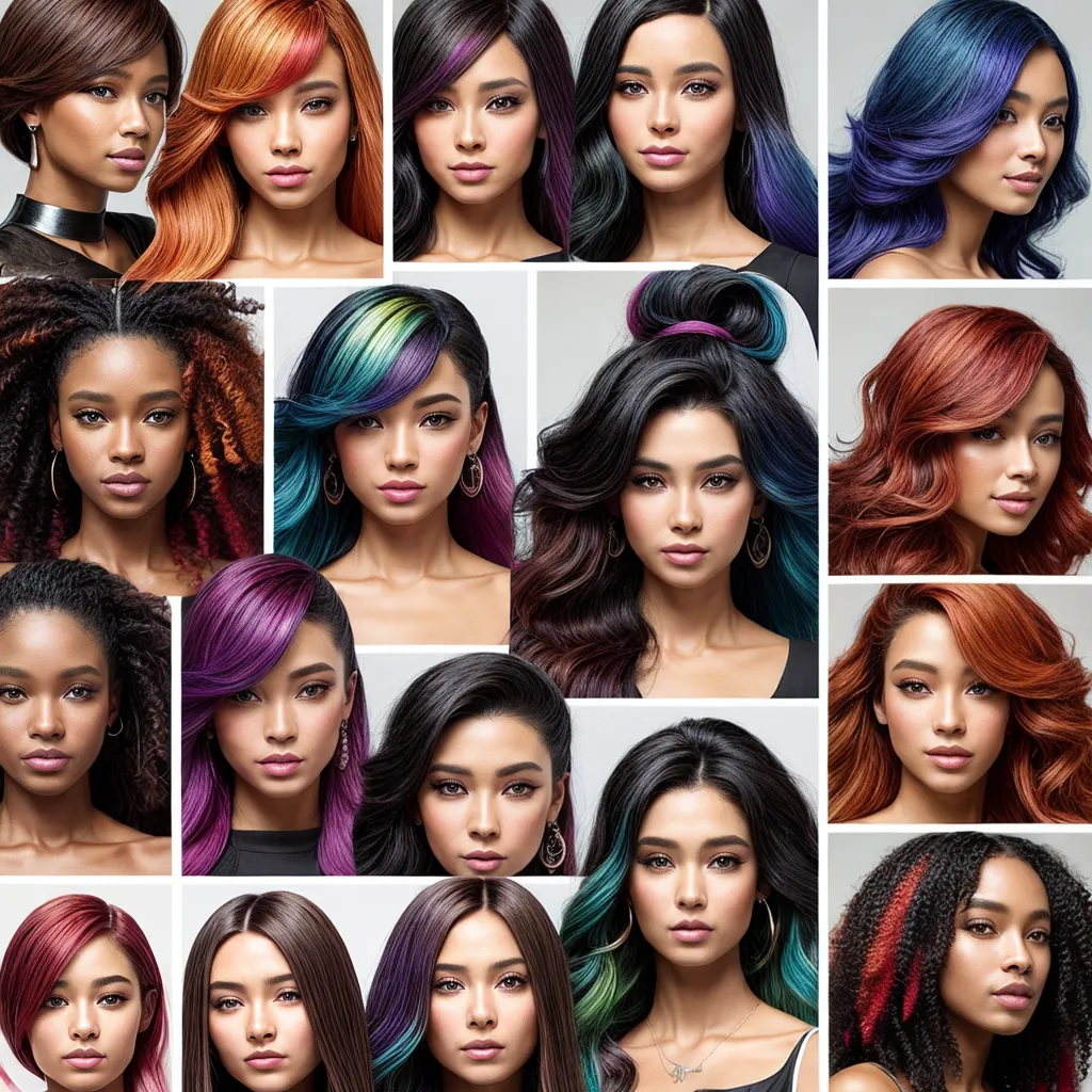 evolucao cores cabelo historia