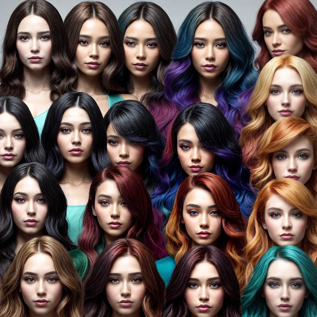 evolucao cor cabelo historia