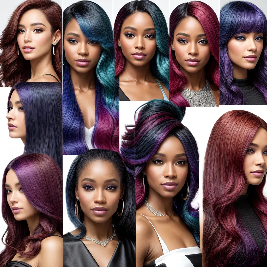 cores cabelo historia evolucao 1