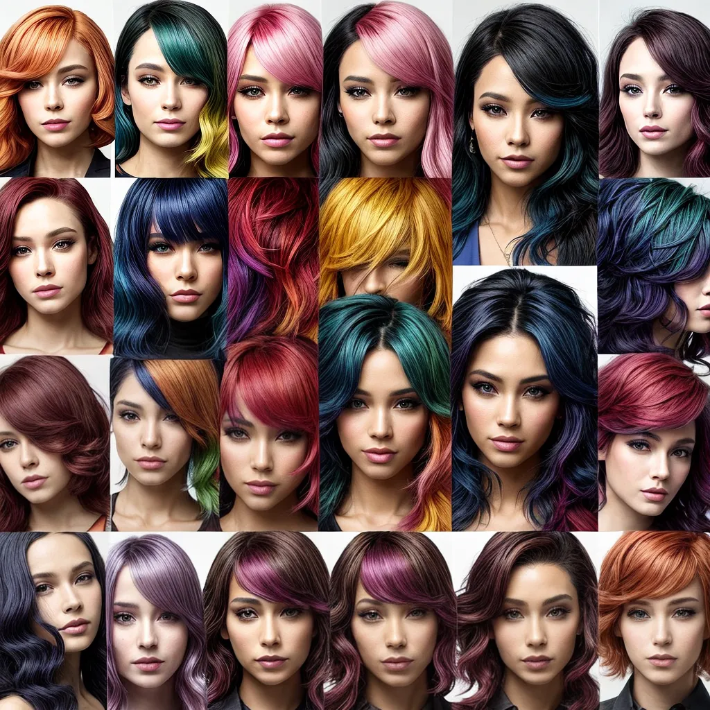 cabelos coloridos evolucao estilo