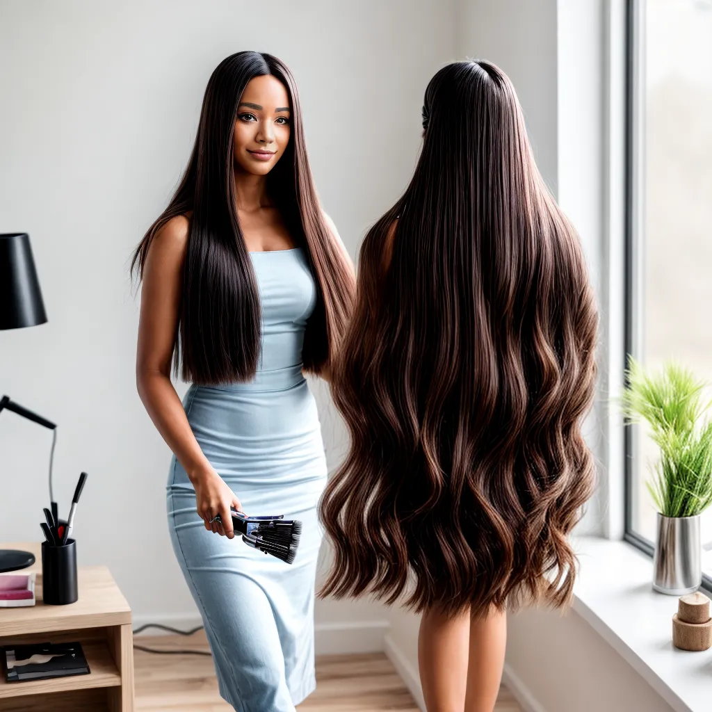 mulher cabelo espelho destaques diy