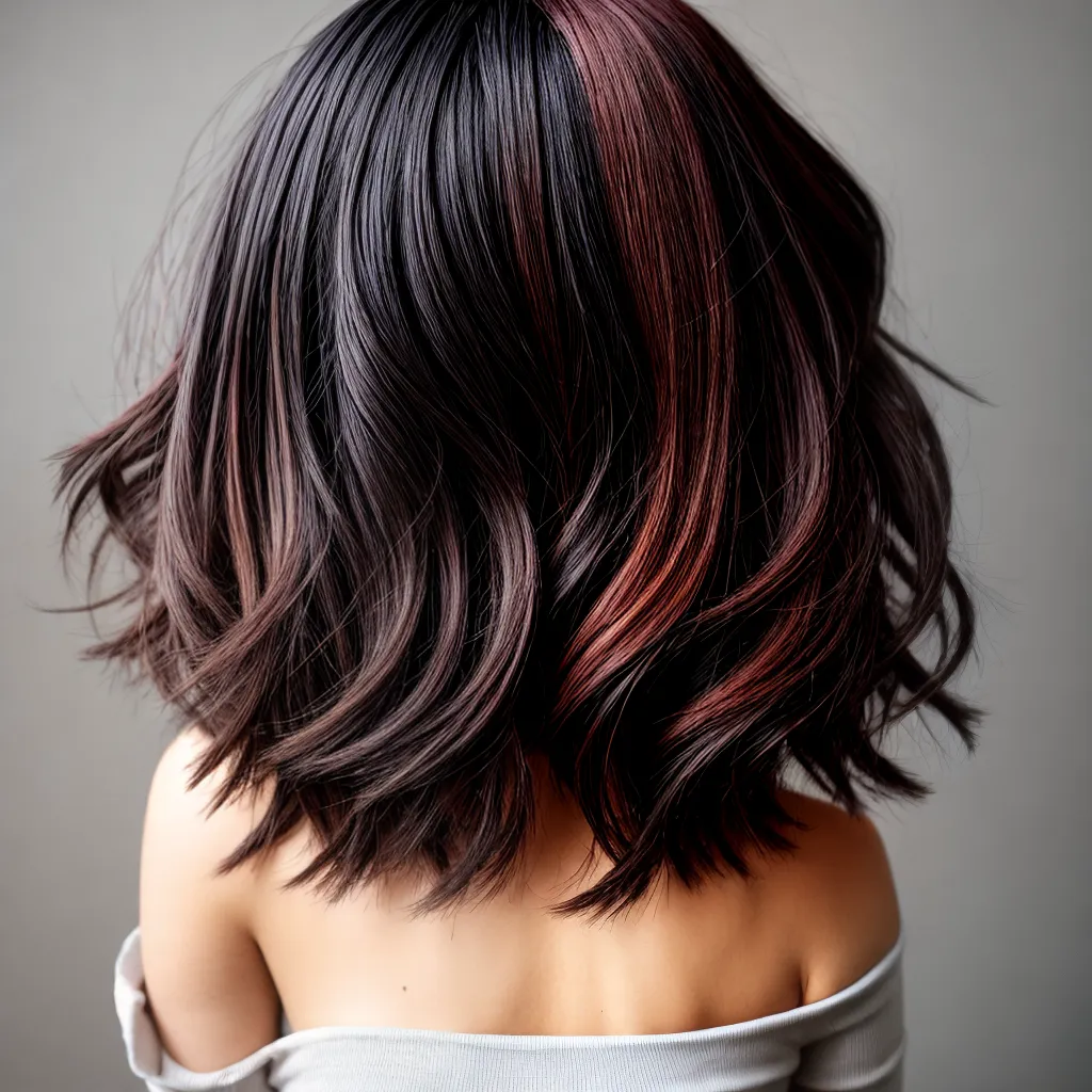 cabelo degrade mulher estilizado