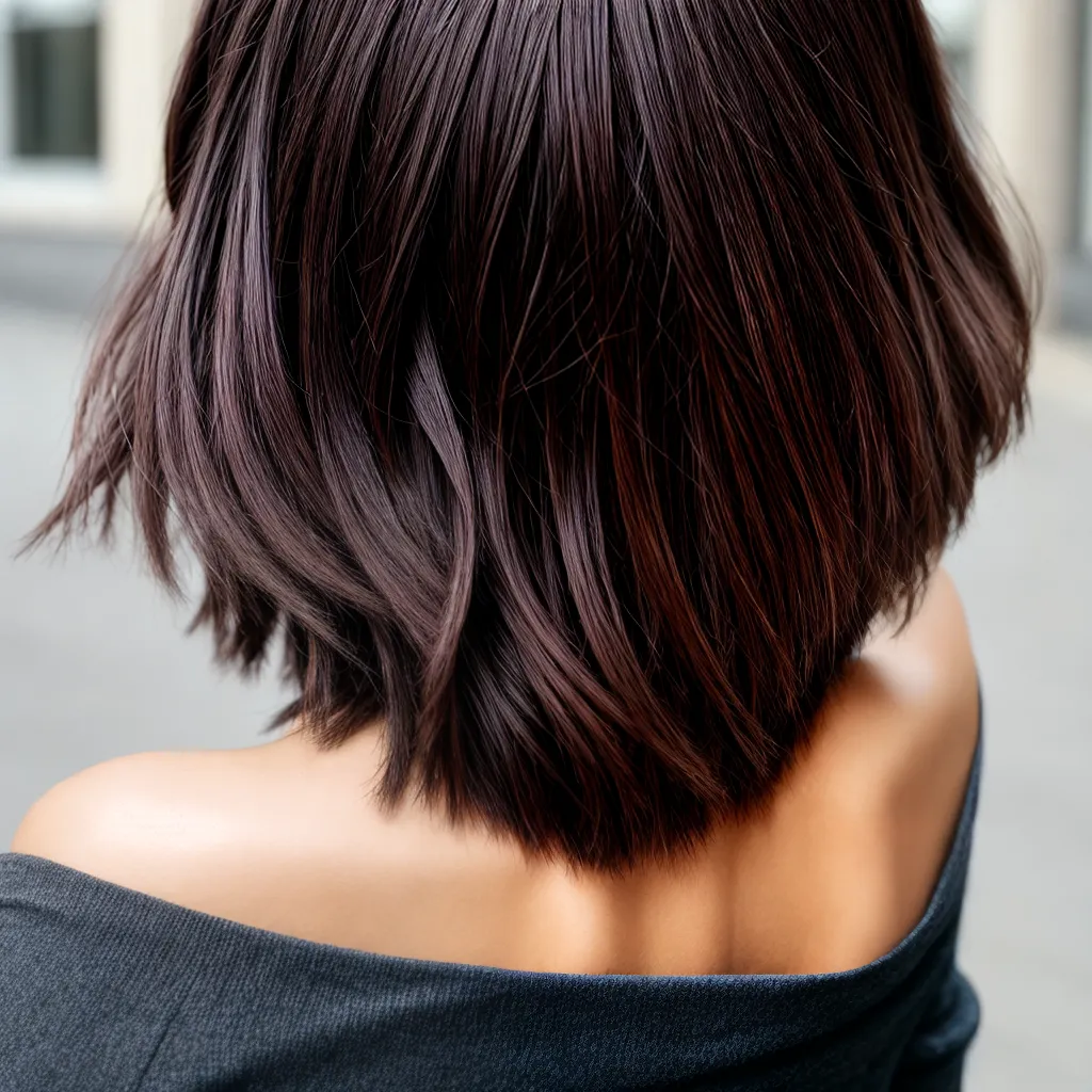 cabelo degrade suave mulher
