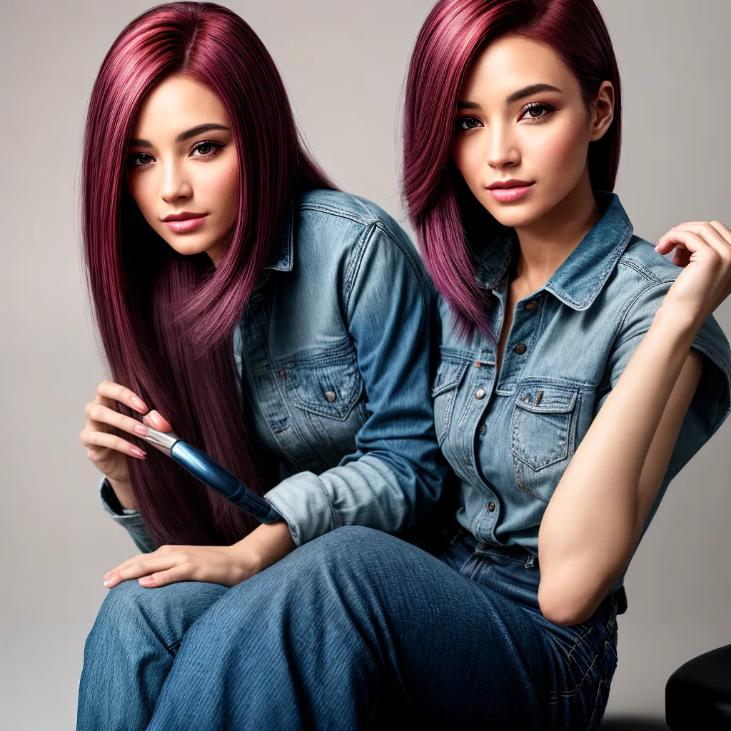 retoque raiz cabelo pincel colorido