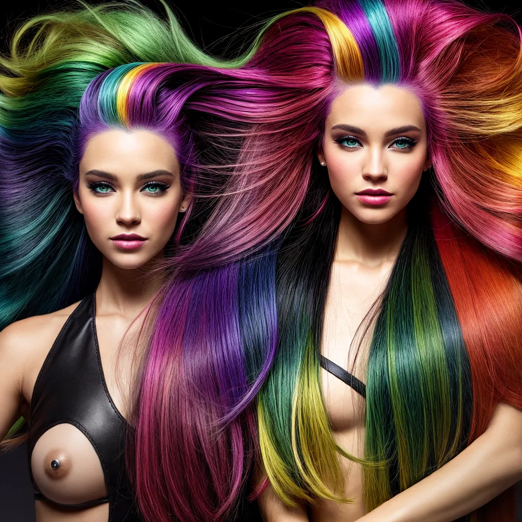 cores cabelo 90s neon rebeliao