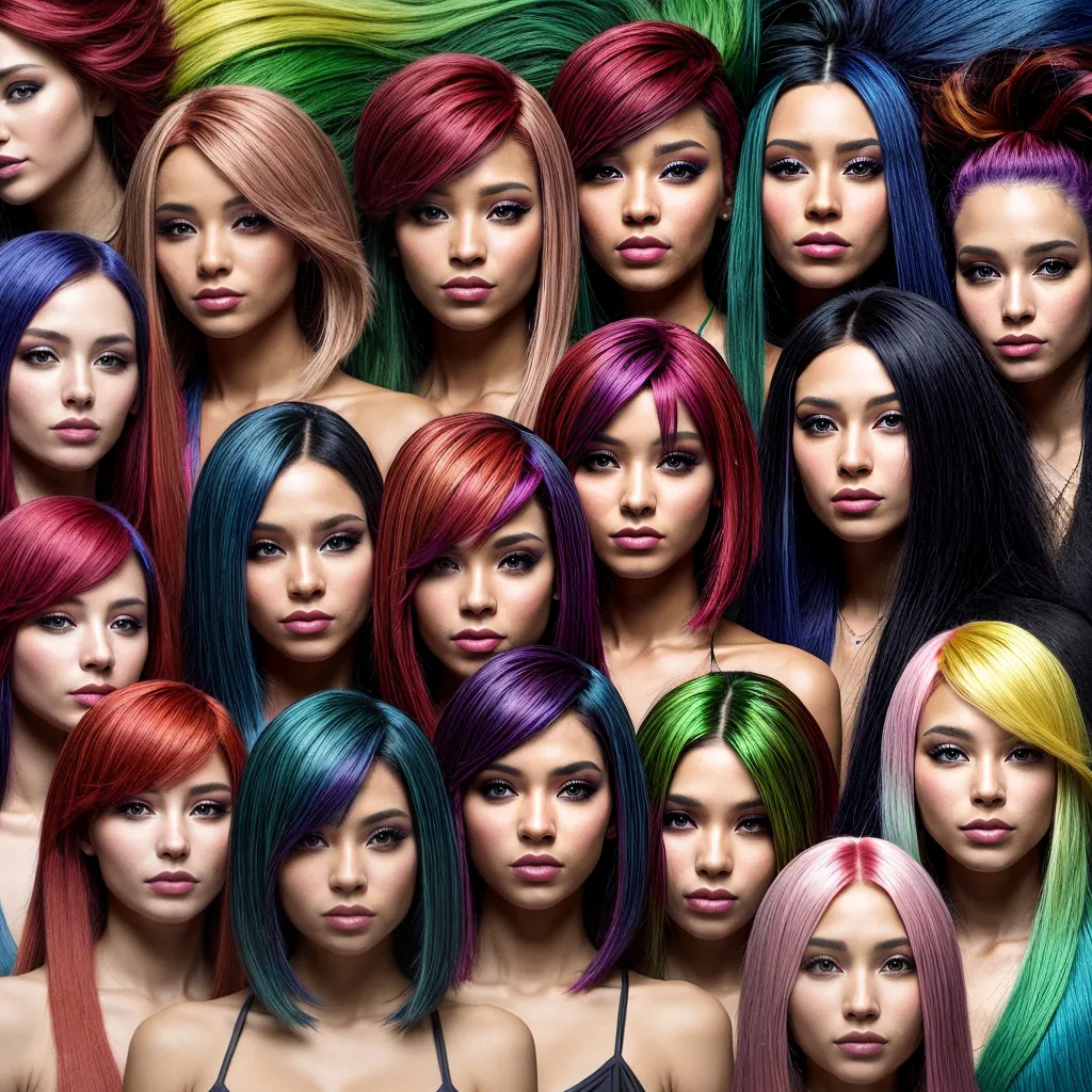 cores cabelo 2000s
