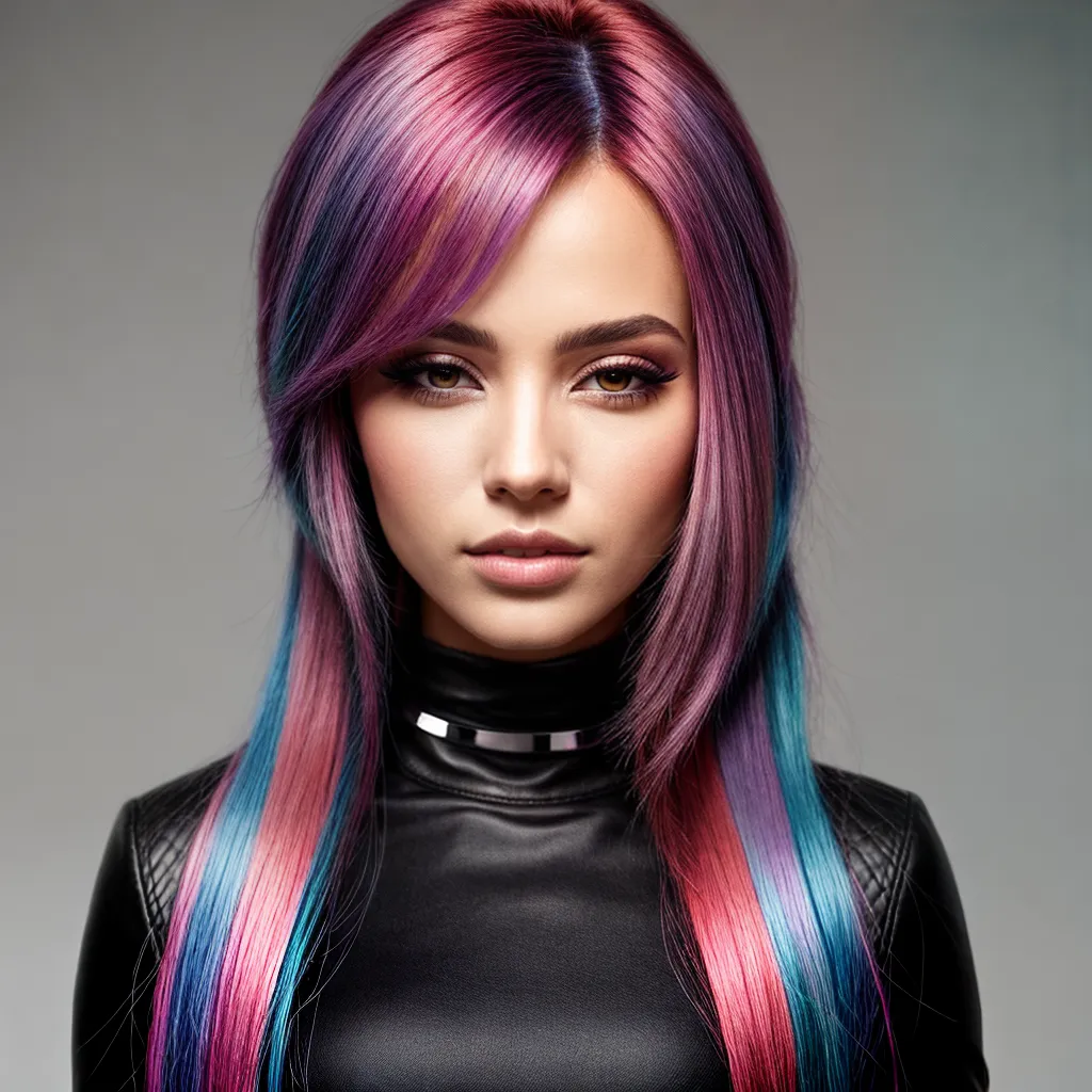 cabelo duo tone rosa cabelo duo tone rosa