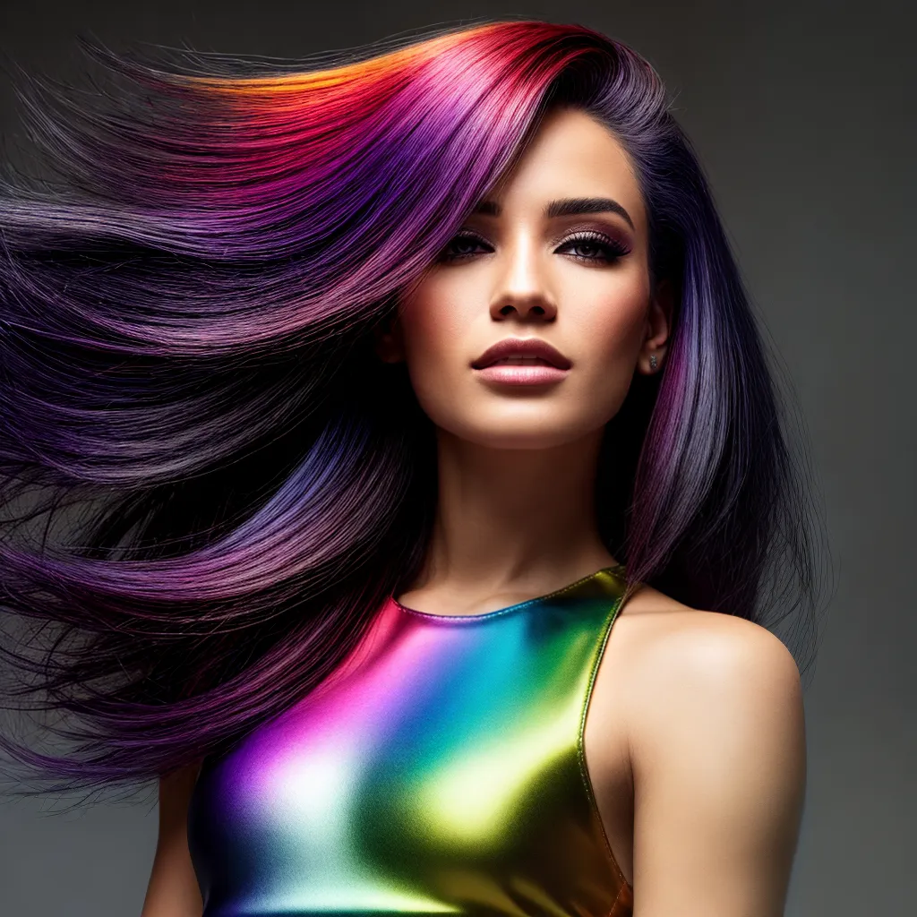cabelo pixelizado futurista movimento