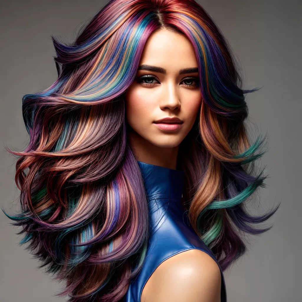 cabelo ondas destaques geometricos