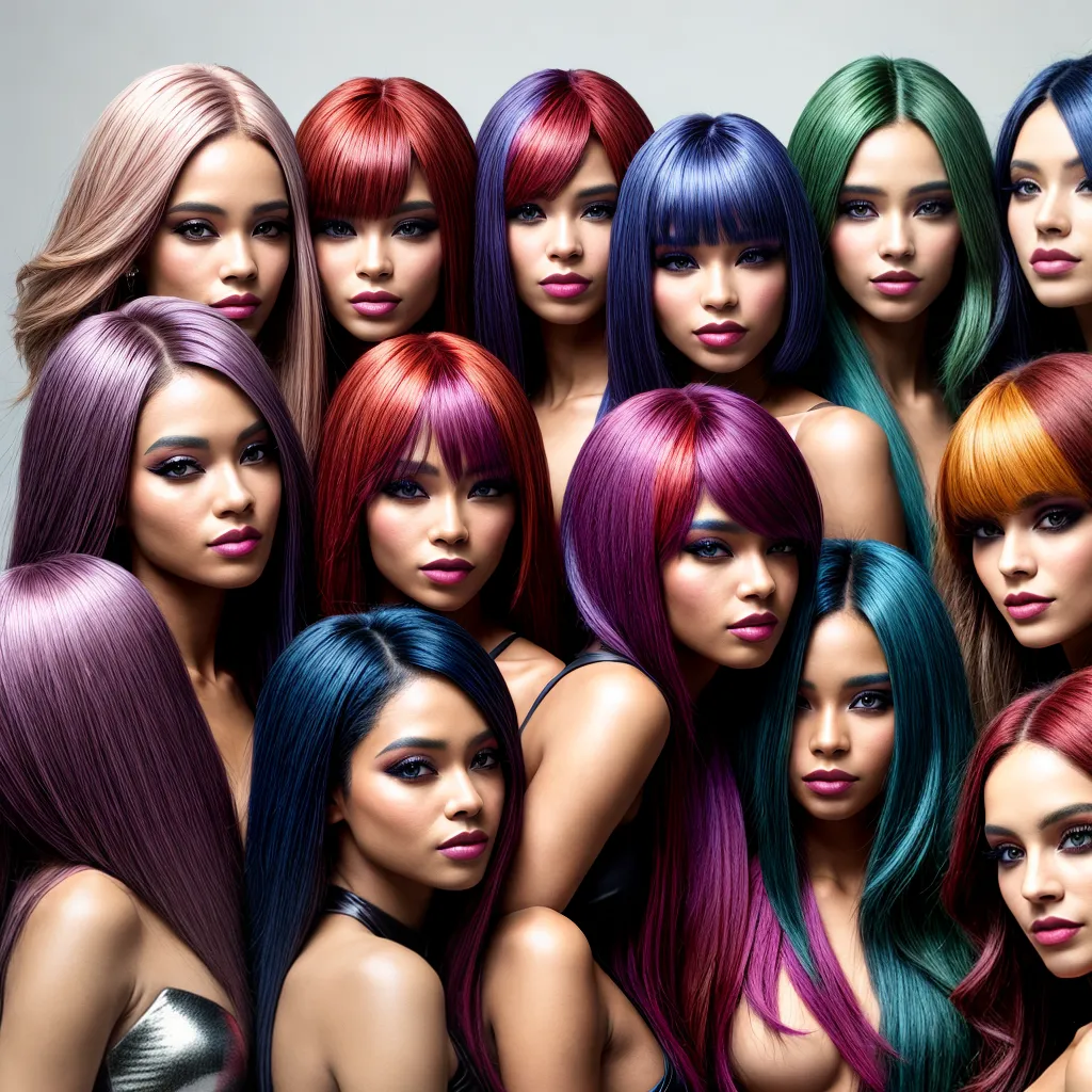 modelos cabelos coloridos moda tendencia