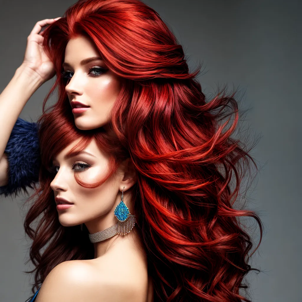 modelo cabelo vermelho fogo 1