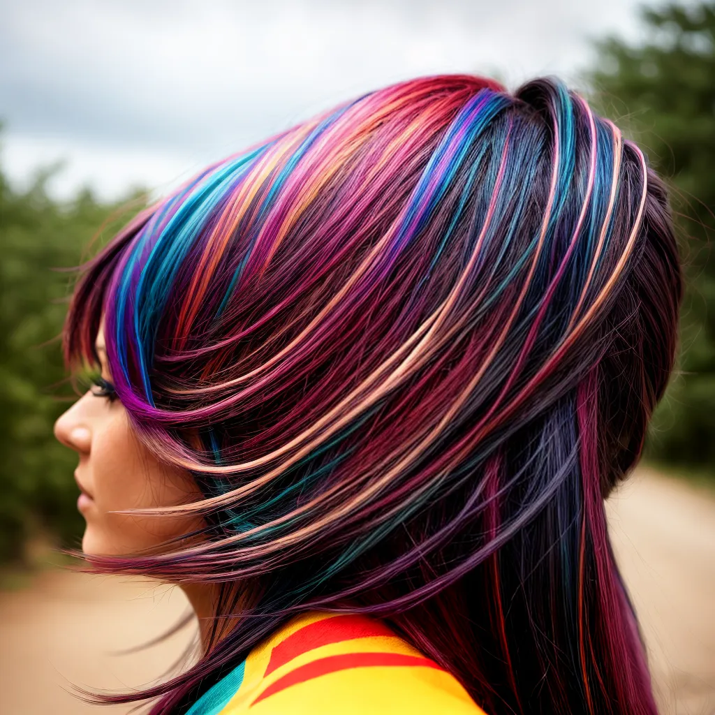 cabelo mulher cores ziguezague cabelo mulher cores ziguezague