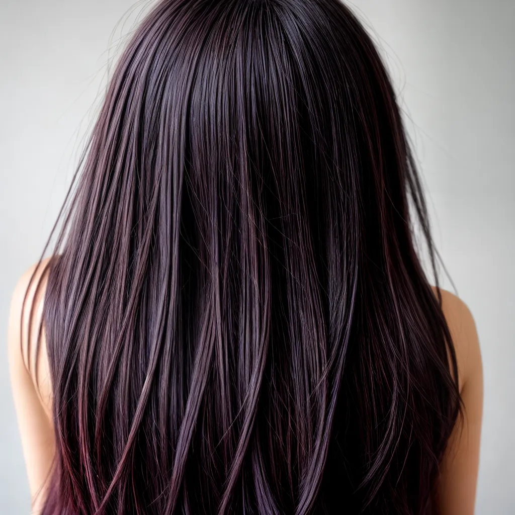 cabelo ombre invertido contraste