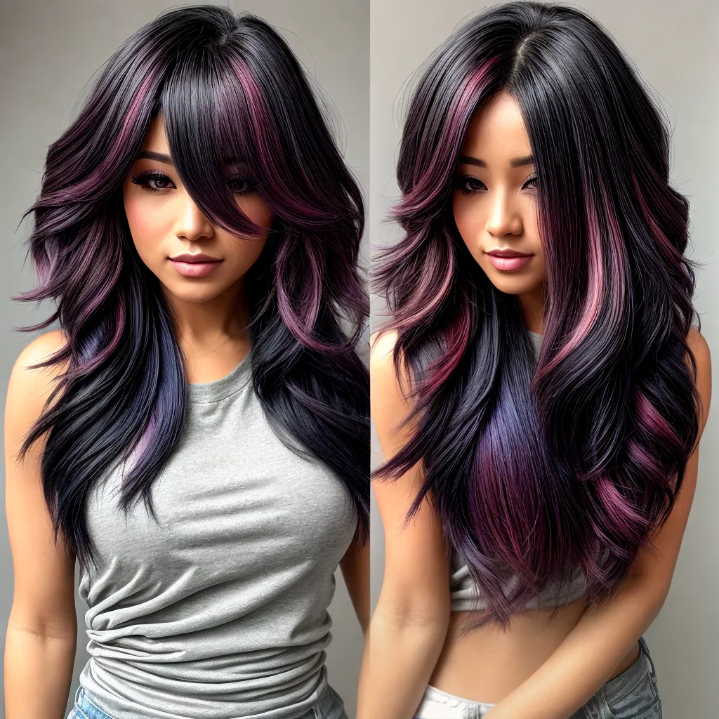 cabelo mulher ombre invertido