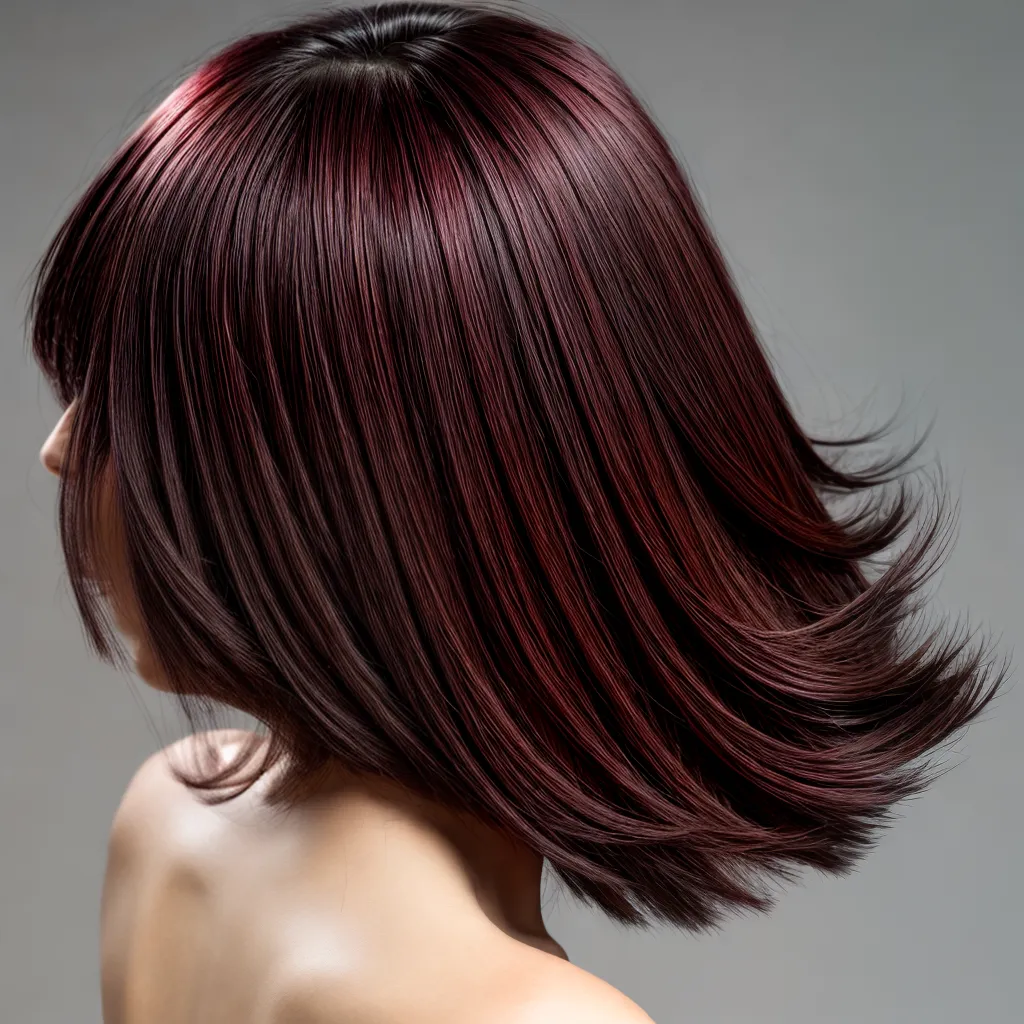 cabelo mulher destaques borgonha cabelo mulher destaques borgonha