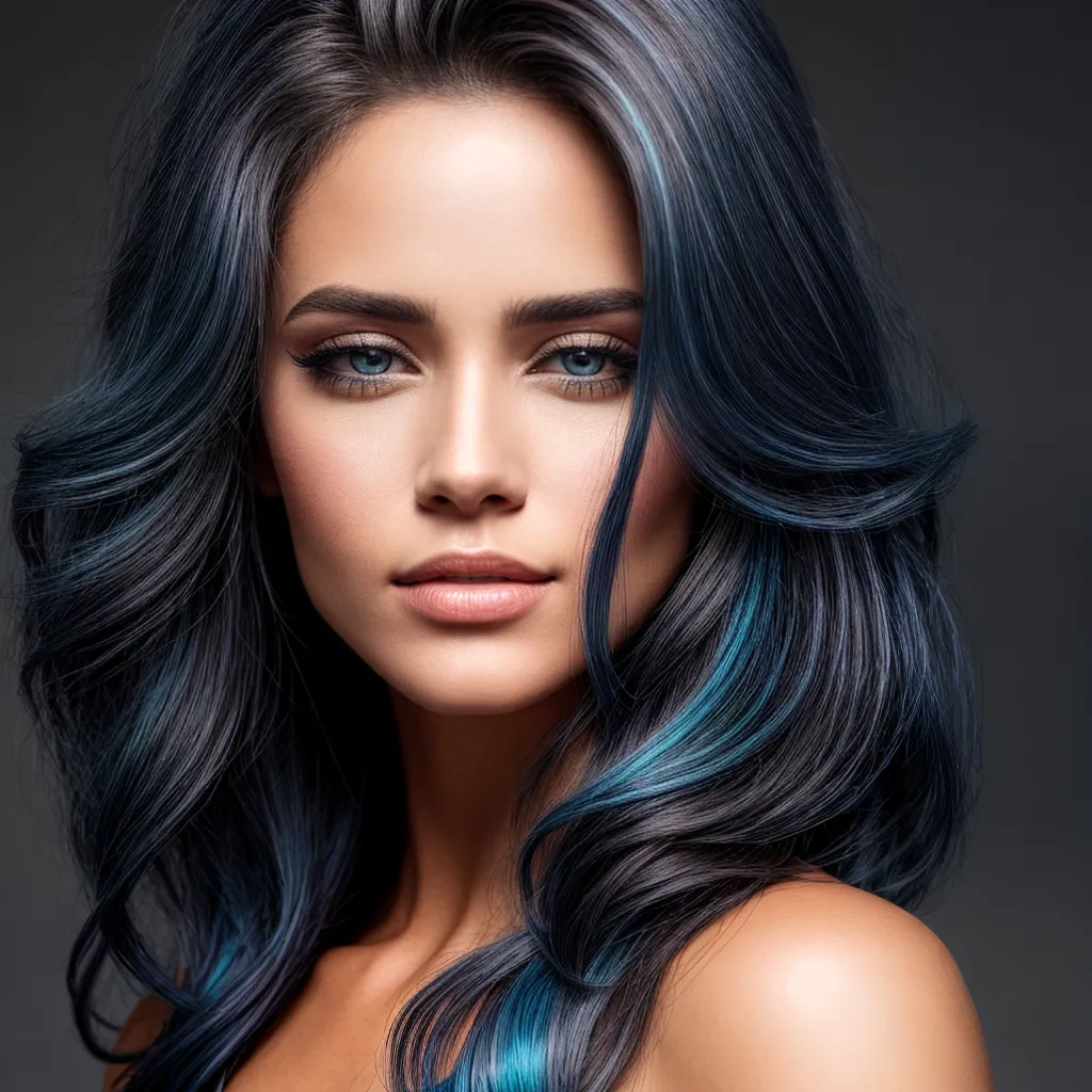 cabelo azul safira brilho cabelo azul safira brilho
