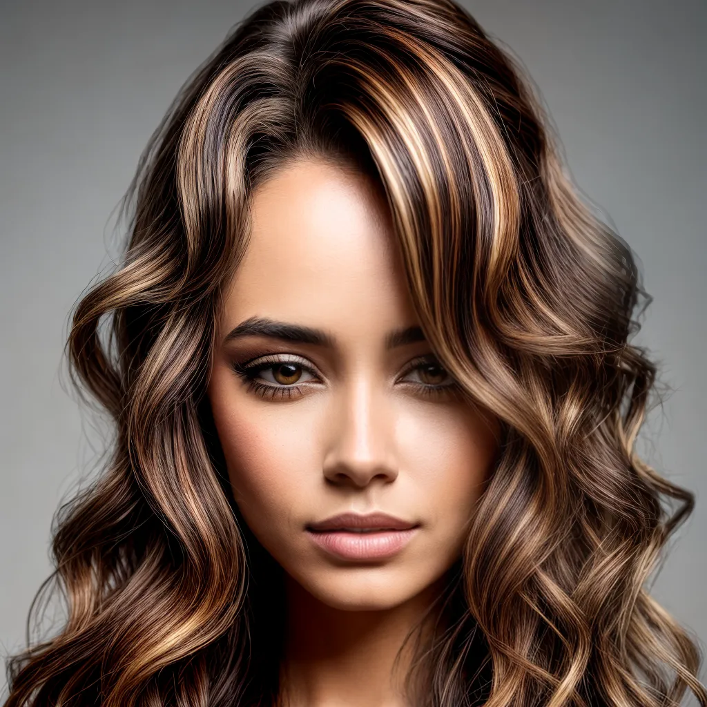 cabelo ondas destaques tigre olho