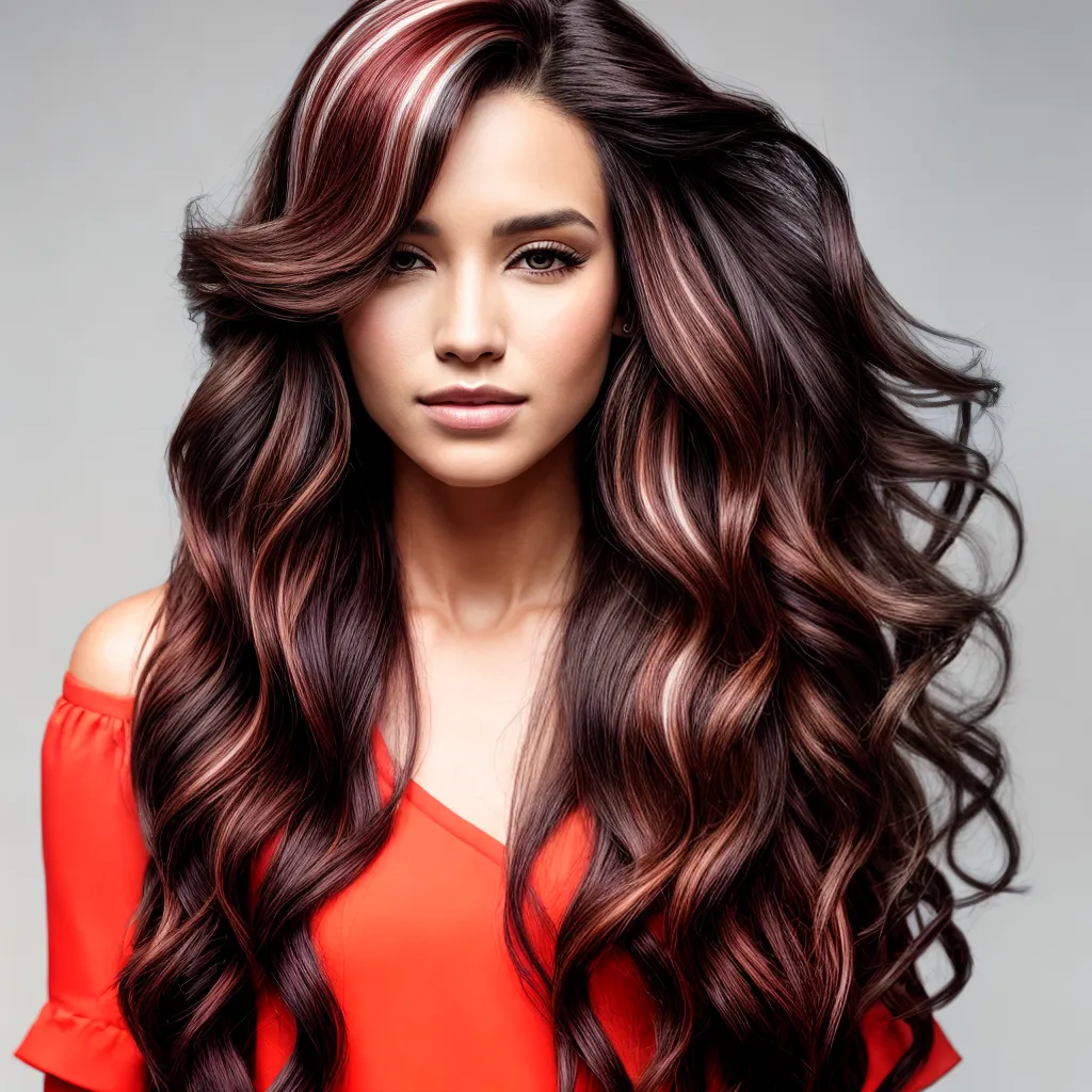 cabelo ondas soltas destaque coral cabelo ondas soltas destaque coral