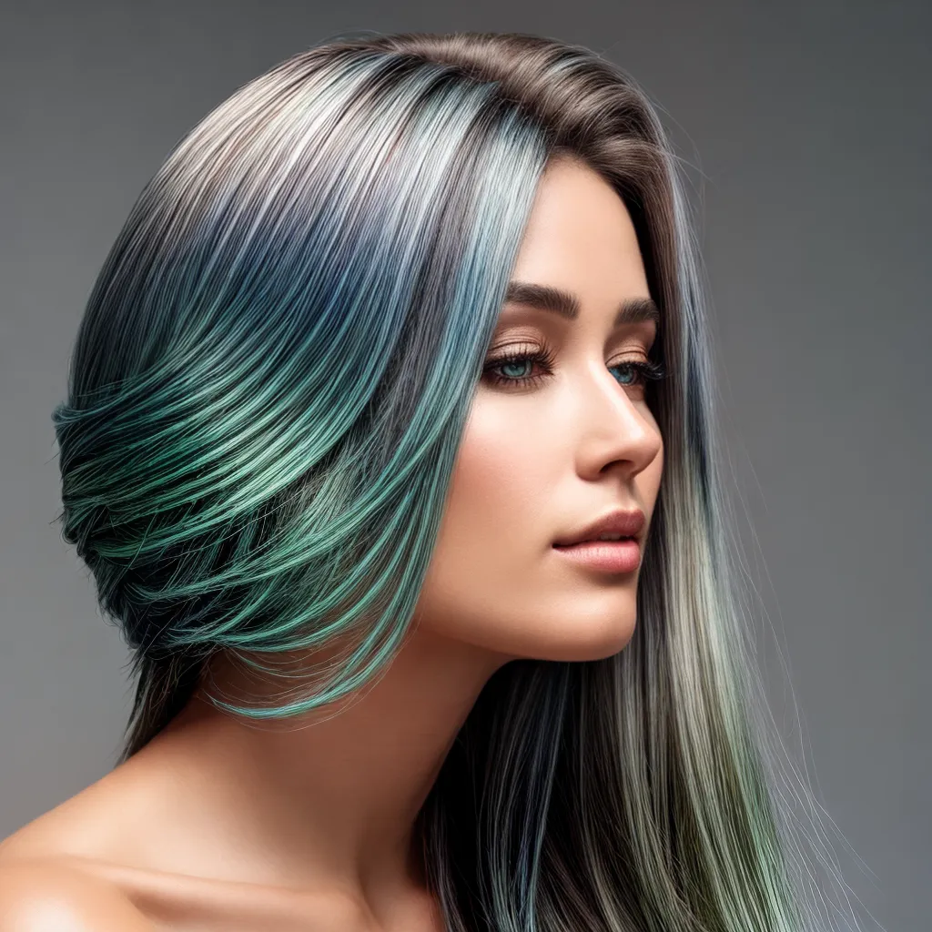 cabelo mulher destaques labradorita