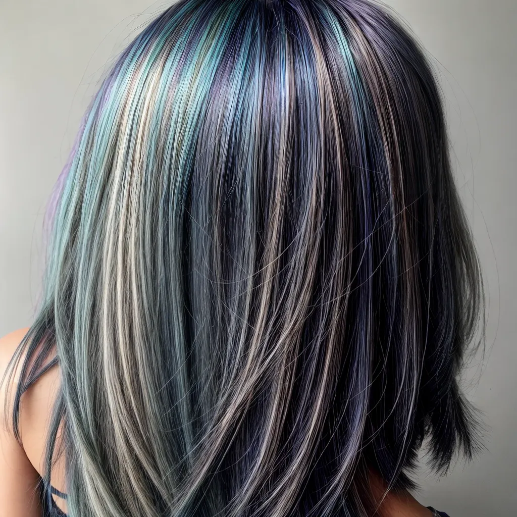 cabelo destaque labradorita magico