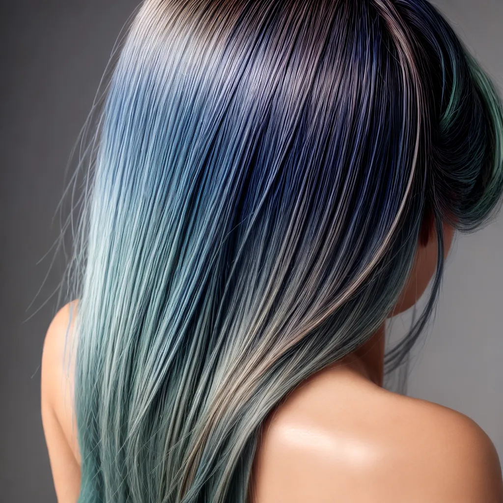 cabelo mulher tons labradorita