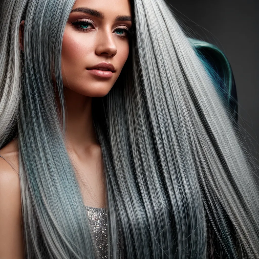 cabelo labradorita iridescente
